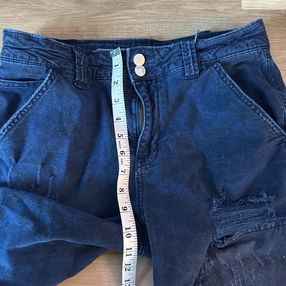 Pilcro & The Letterpress Royal Blue The Wanderer Jeans Size 28 - Picture 6 of 11